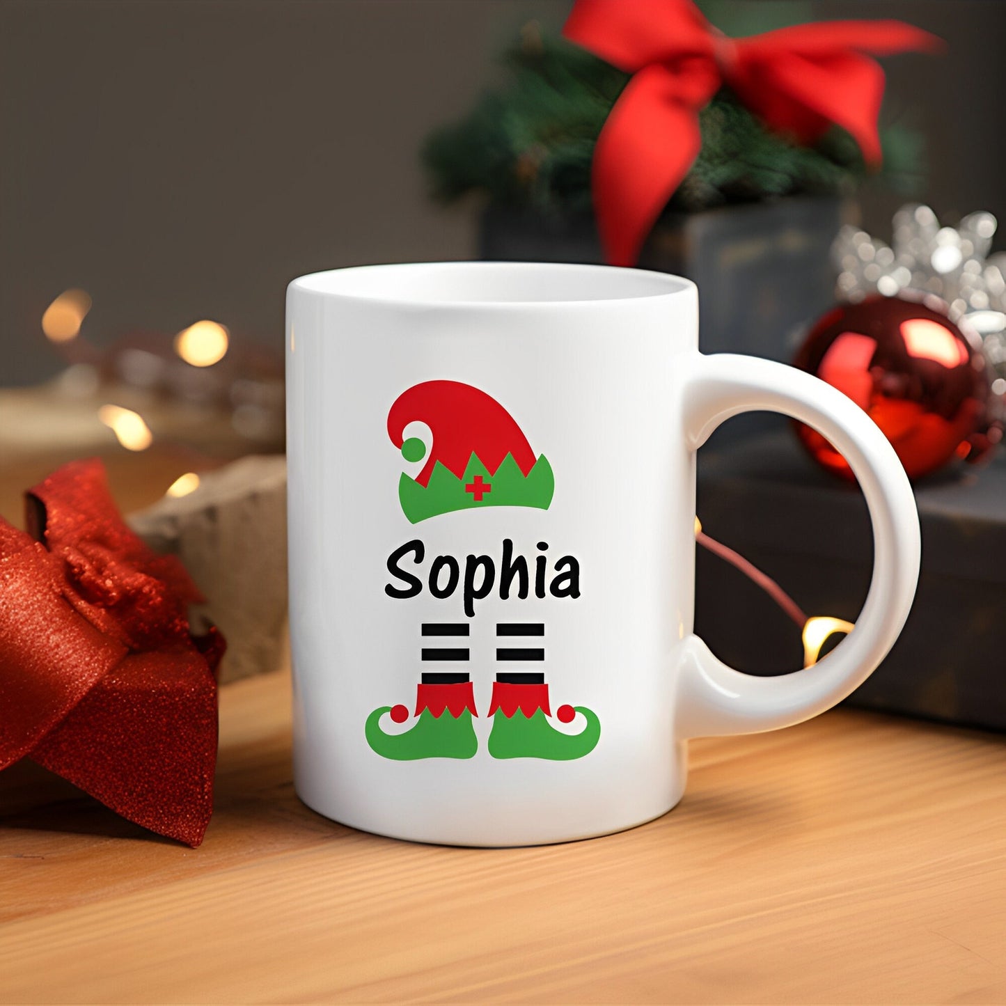 Personalized Christmas Name Mug