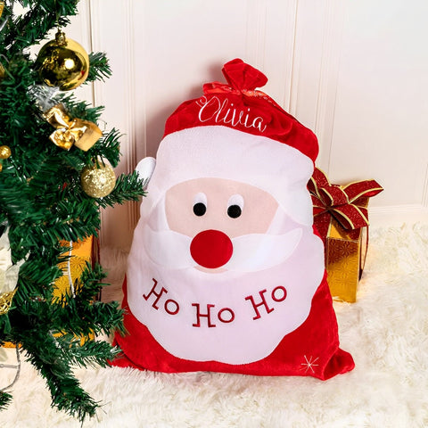 Personalized Name Santa Sack