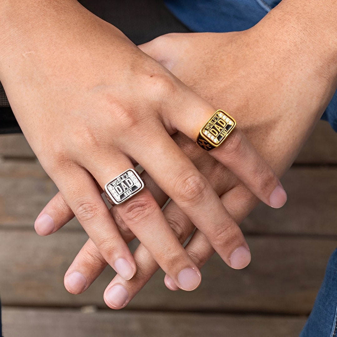 Personalized Championship Ring for Dad