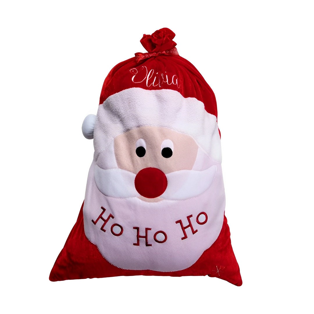Personalized Name Santa Sack