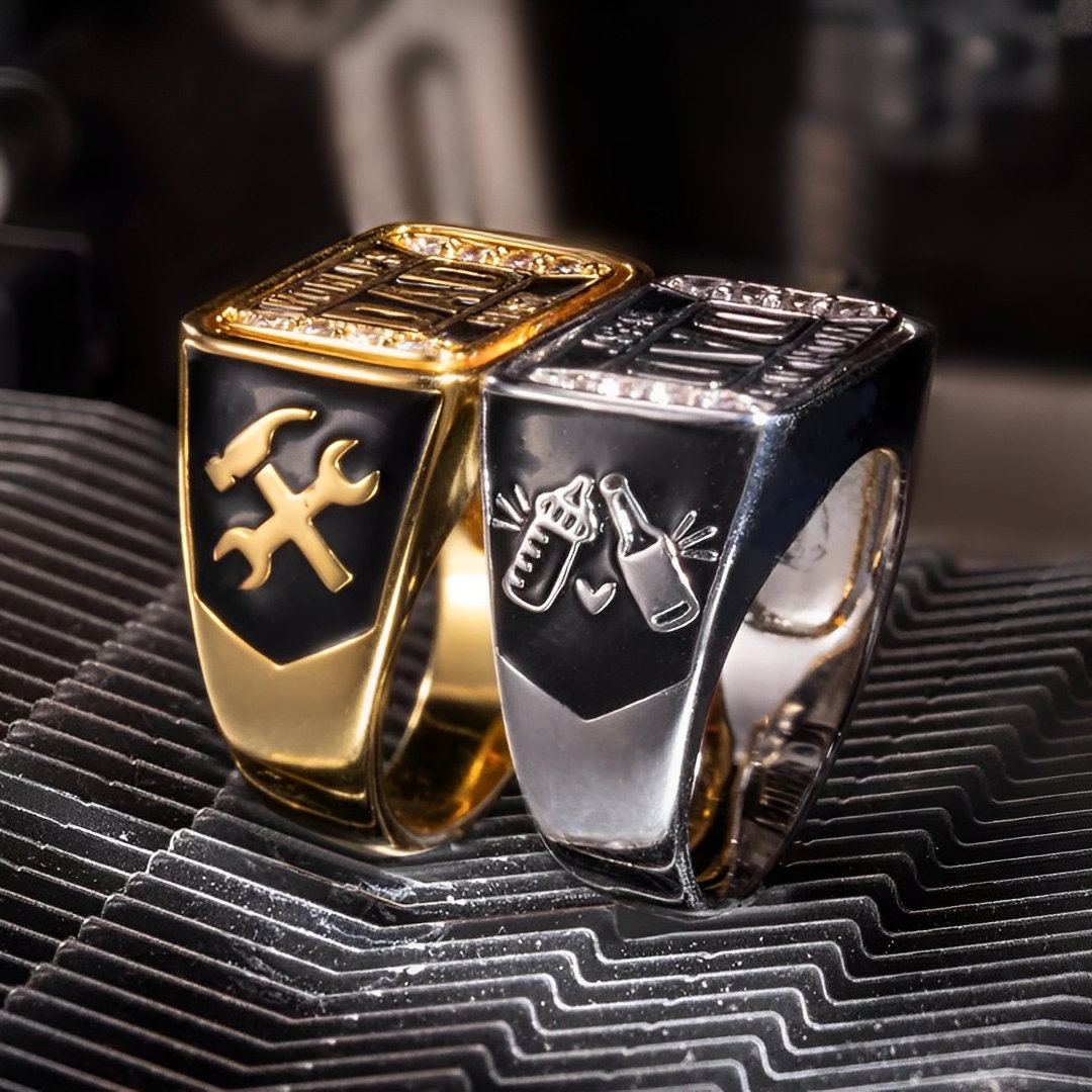 Personalized Championship Ring for Dad