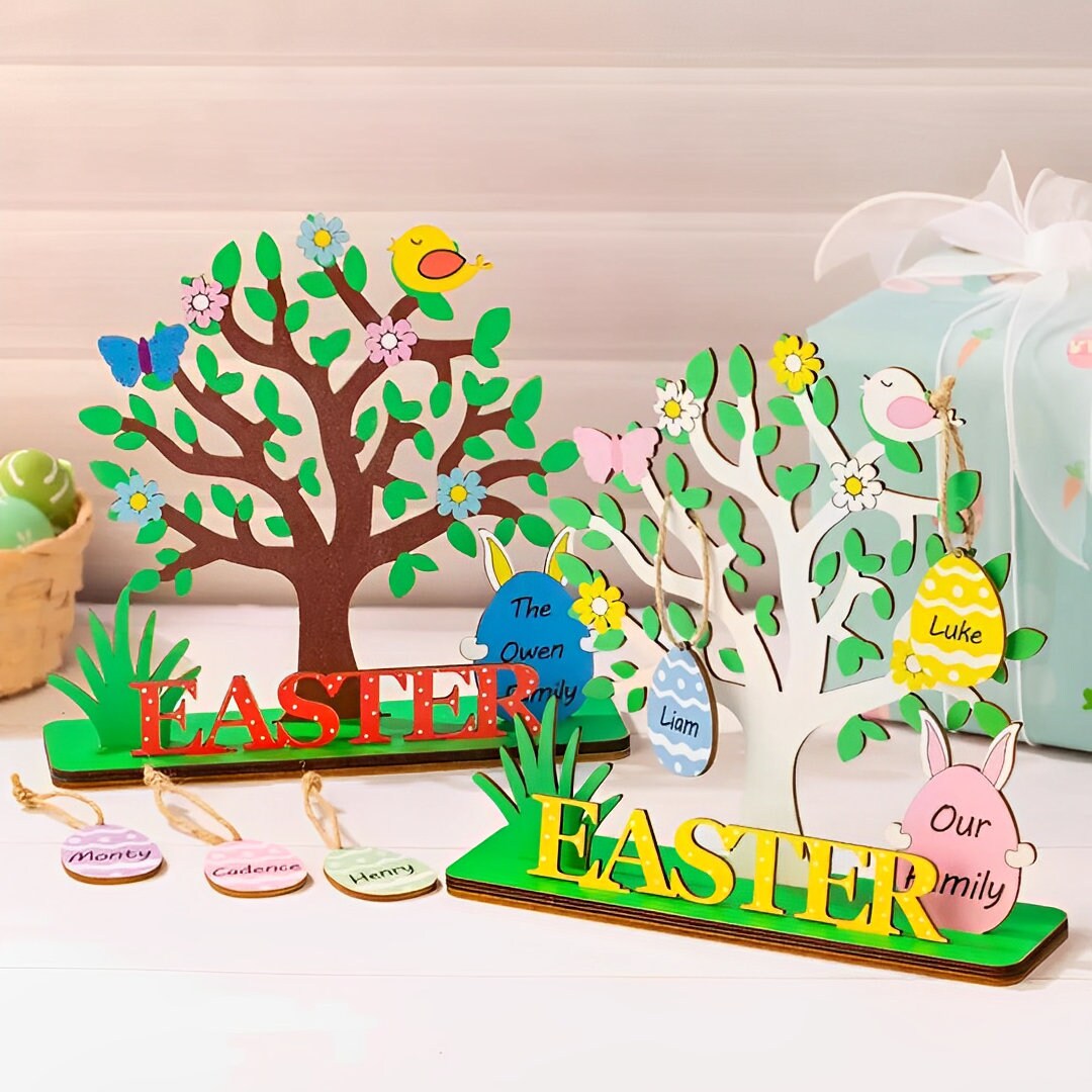 Personalized Easter Egg Tree Decoration