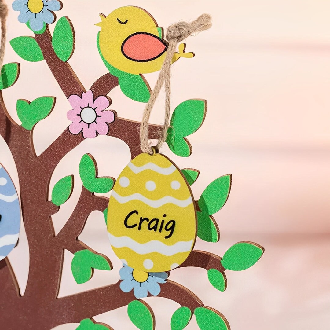 Personalized Easter Egg Tree Decoration