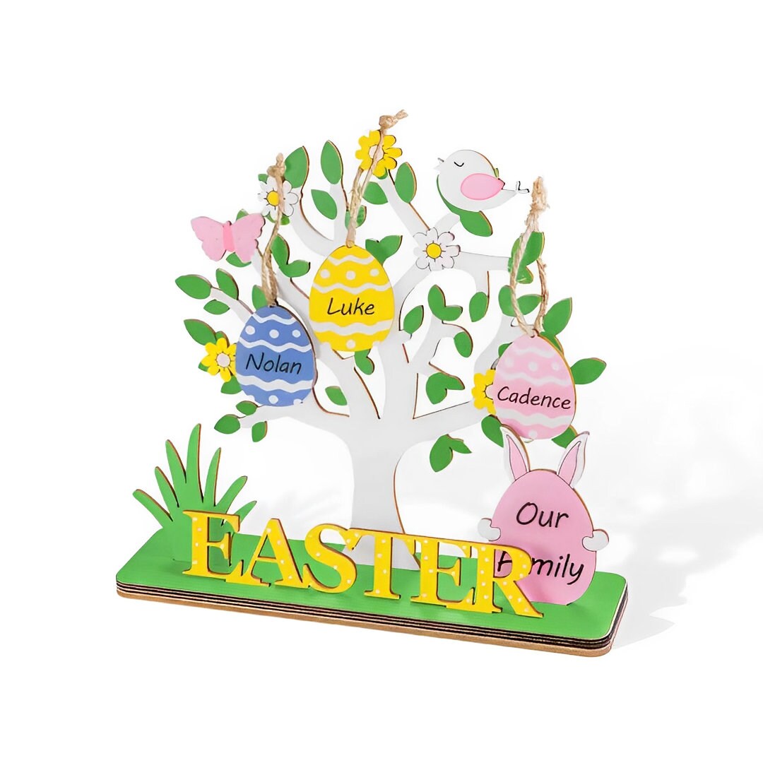 Personalized Easter Egg Tree Decoration