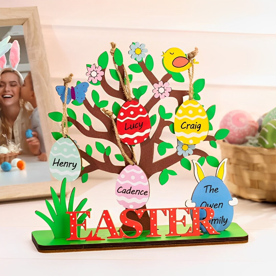 Personalized Easter Egg Tree Decoration