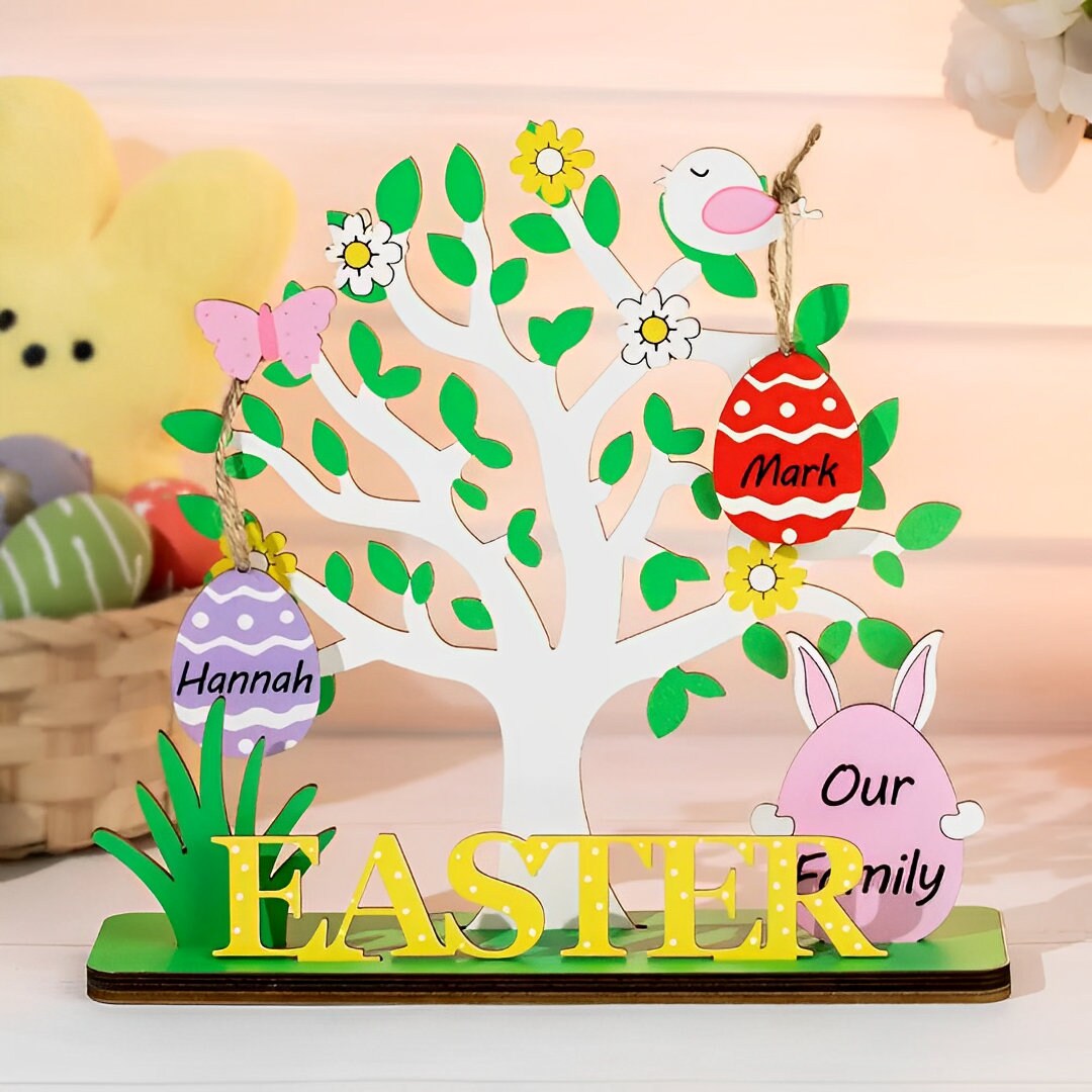 Personalized Easter Egg Tree Decoration