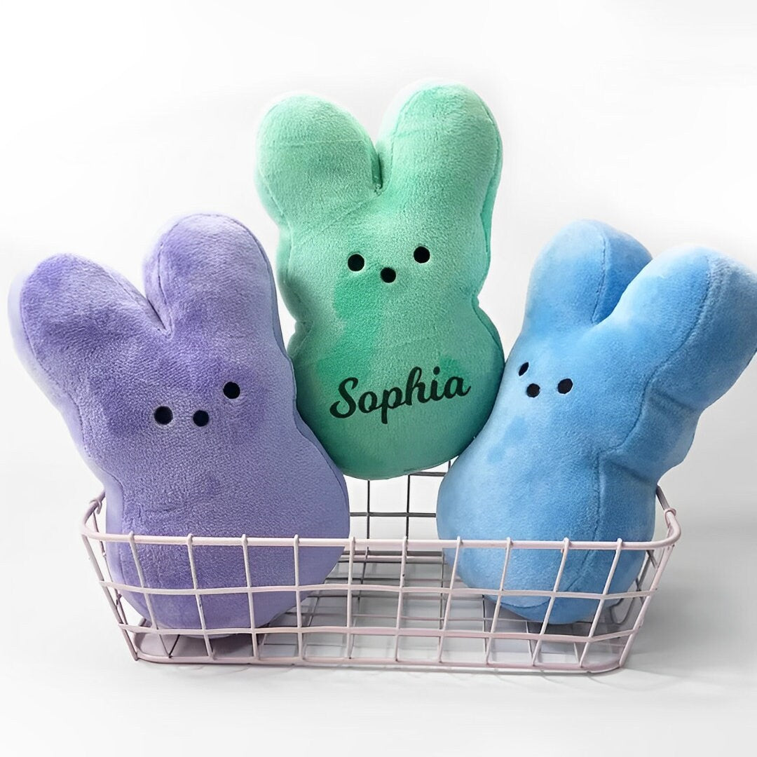 Personalized Name Easter Peep Plush Doll