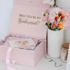 Personalisierte Geschenkbox für Brautjungfern