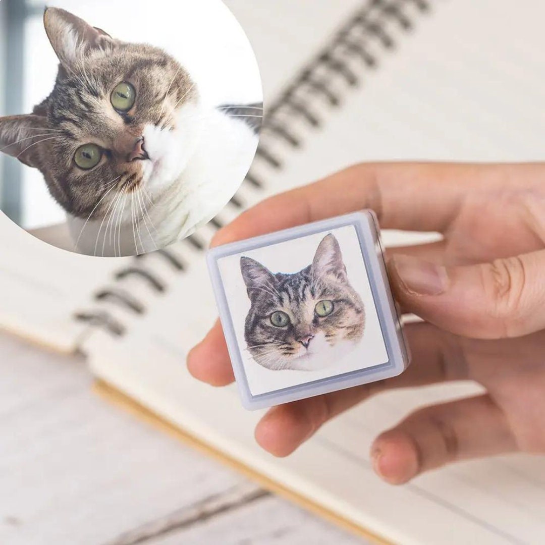 Personalized Pet Portrait Ink Stamp