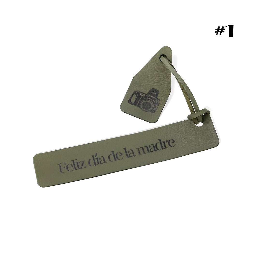 Personalized Leather Bookmark