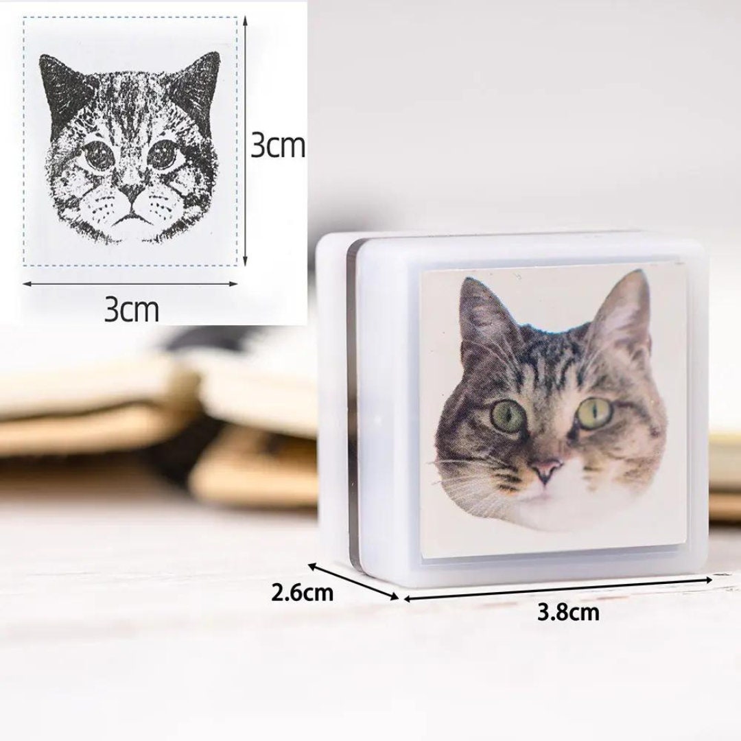 Personalized Pet Portrait Ink Stamp
