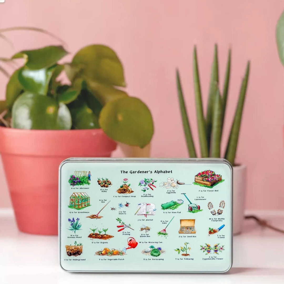 Gardening Bits Storage Tin with Custom Name