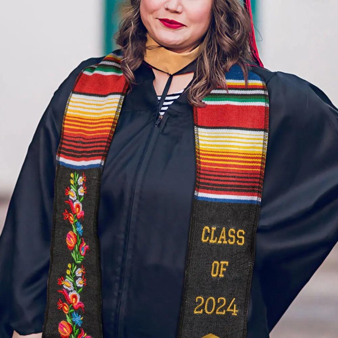 Customized Mexican Graduation Stole
