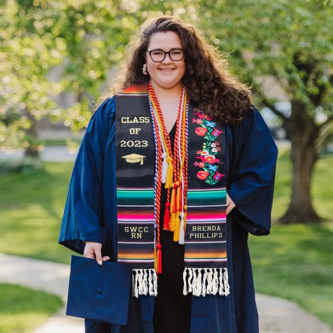 Customized Mexican Graduation Stole