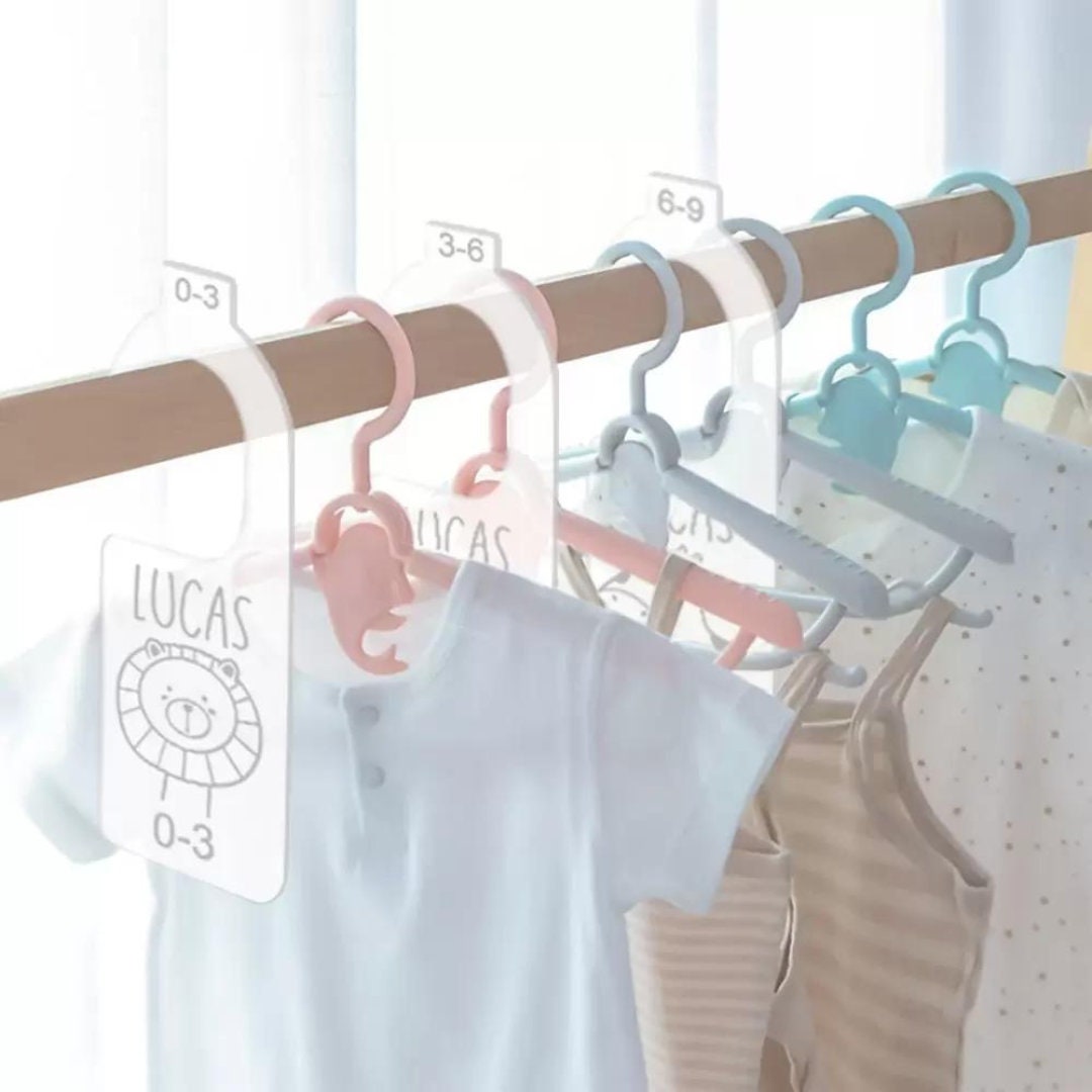 Baby Nursery Closet Dividers with Custom Name