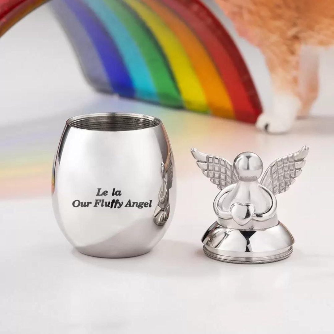 Customized Stainless Steel Angel Ashes's Memorial Urn
