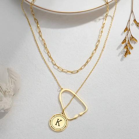 Stethoscoop ketting met initiaal