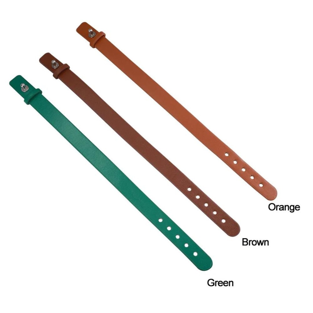 Customized Adjustable Forest & Mountain Artificial Leather Bracelet