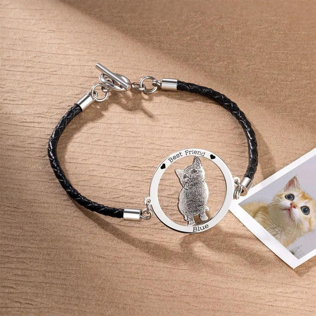 Personalized Pet Portrait Bracelet