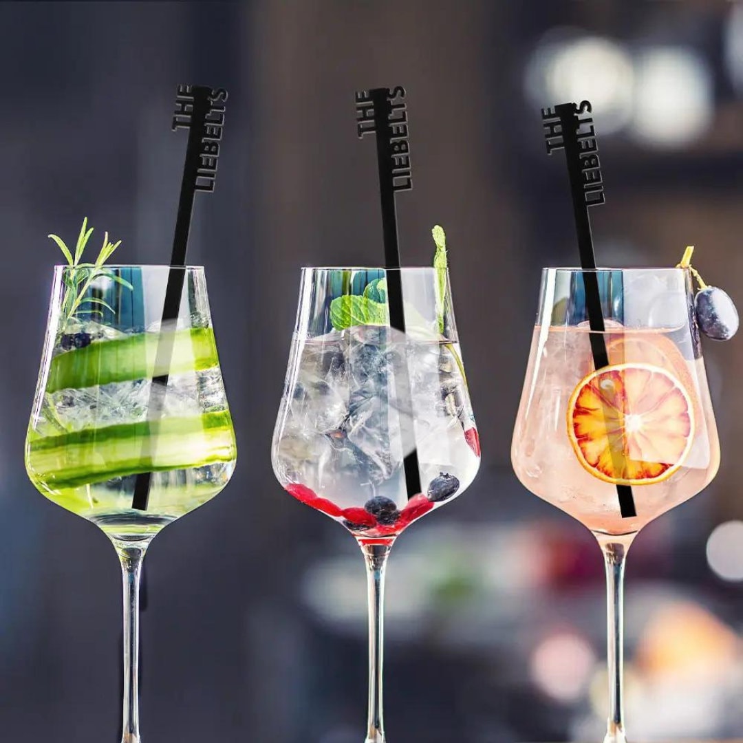 Custom Name Wedding Drink Stirrers