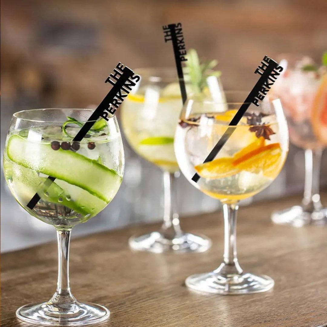 Custom Name Wedding Drink Stirrers