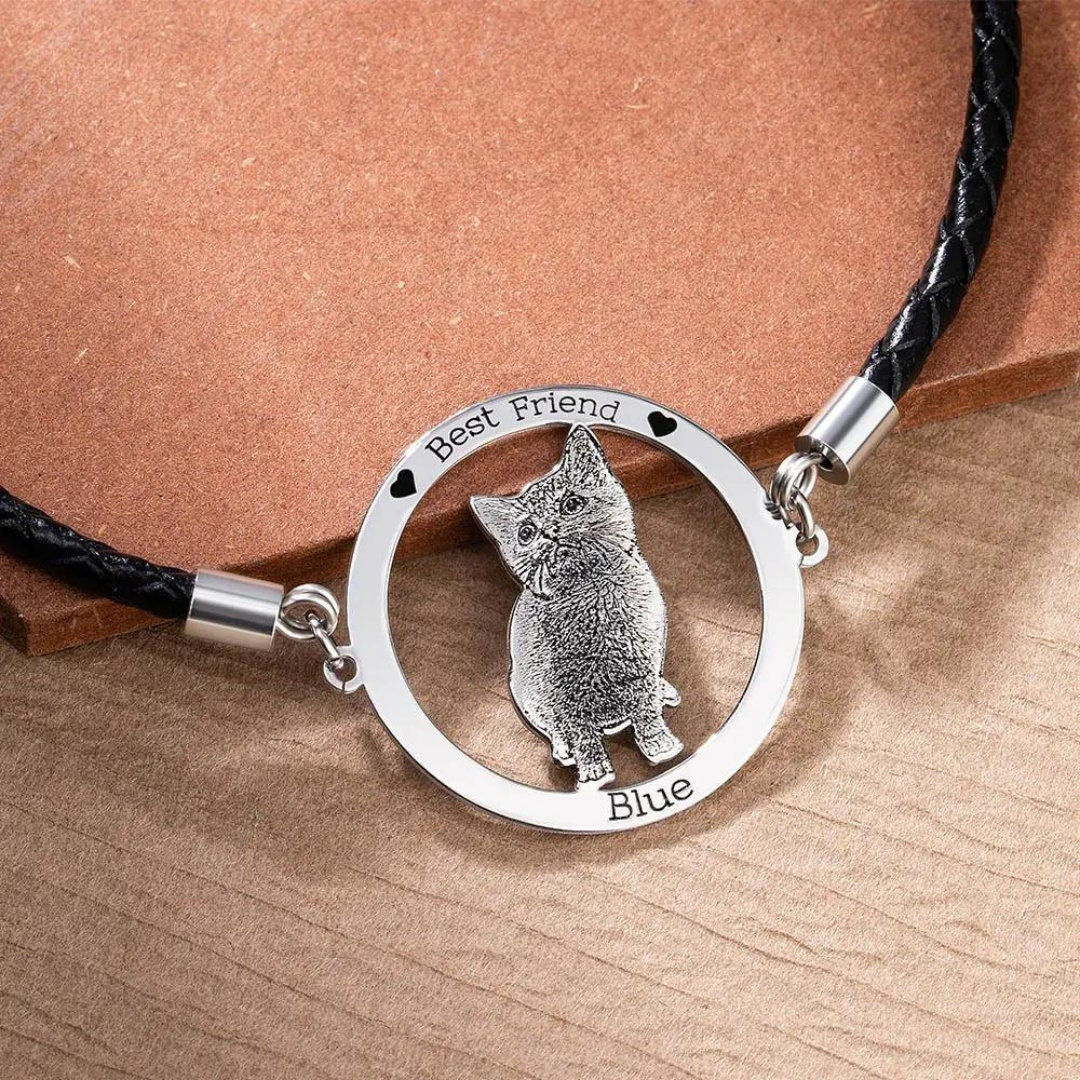 Personalized Pet Portrait Bracelet