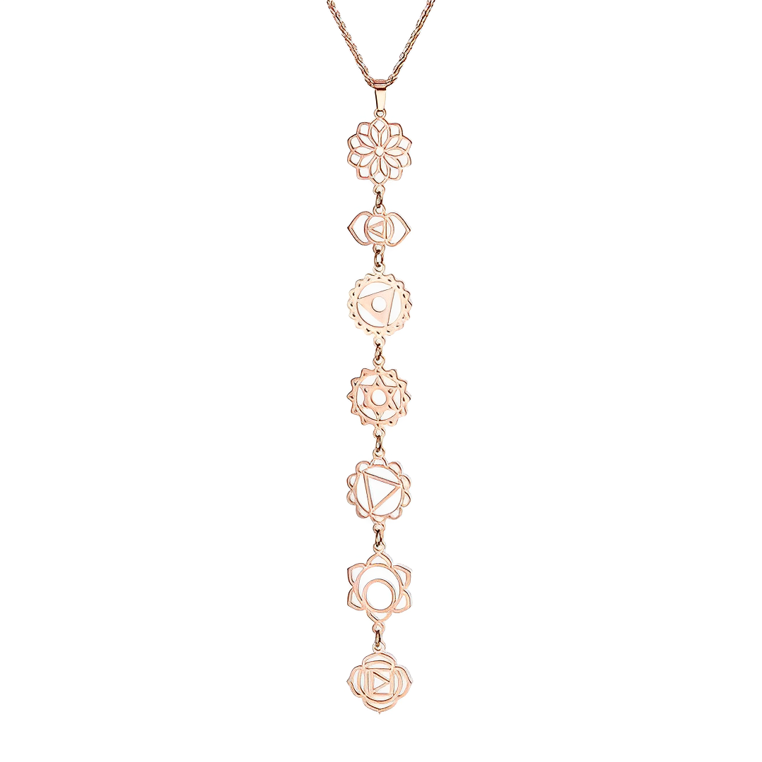 Dainty 7 Chakra Necklace