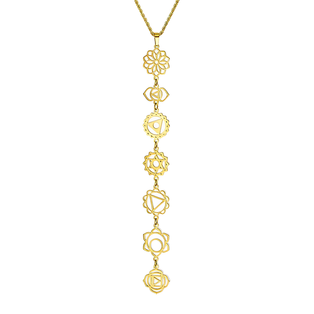 Dainty 7 Chakra Necklace