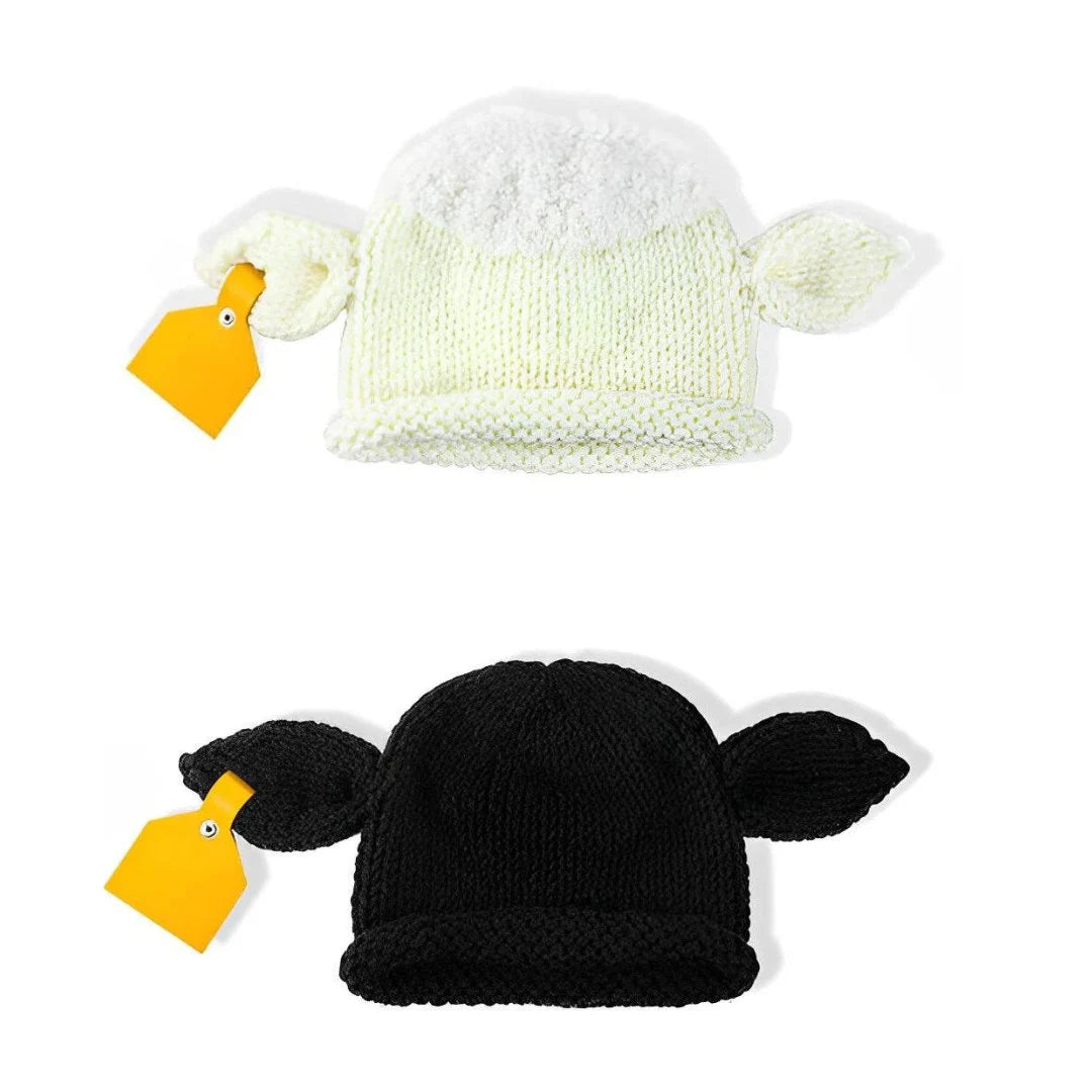 Baby Cow Woolen Hat with Tag
