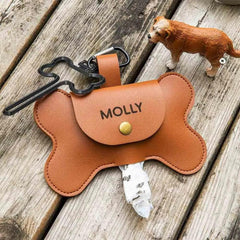 Personalized Dog Poop Bag Holder with Name
