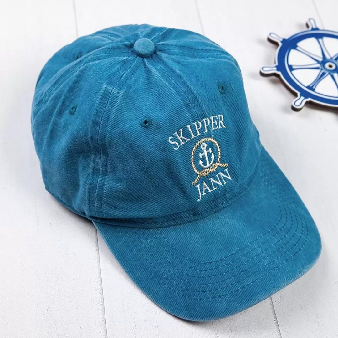 Boat Crew Embroidered Vintage Style Cap