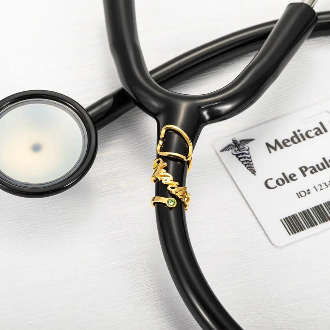 Personalized Stethoscope ID Tag
