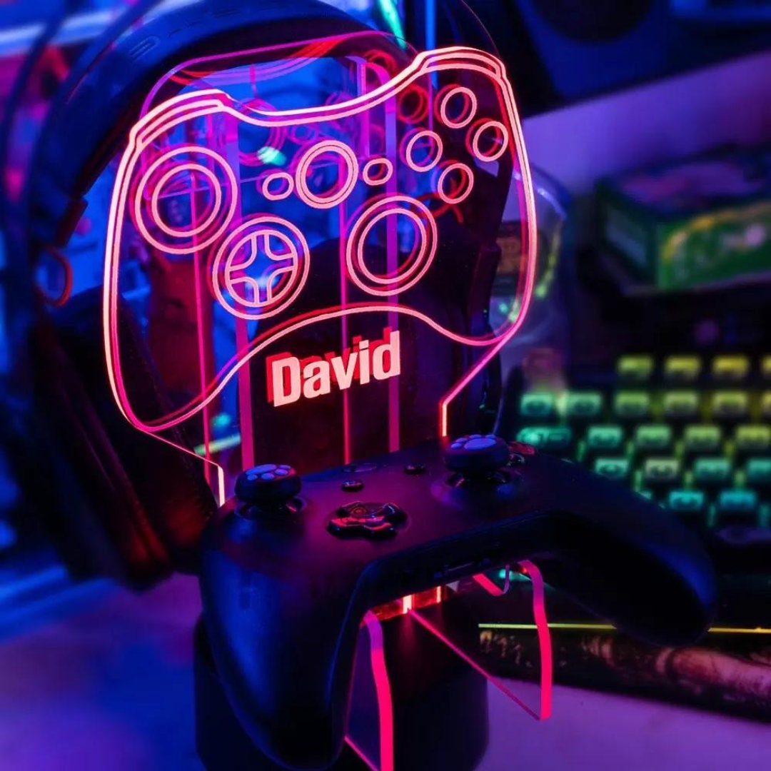 Personalized Name Gaming Controller Stand