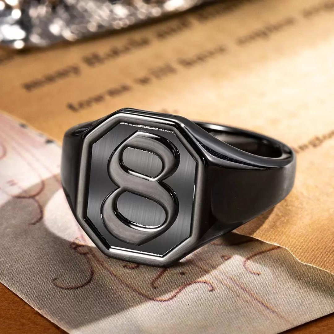 Personalized Initial Signet Ring