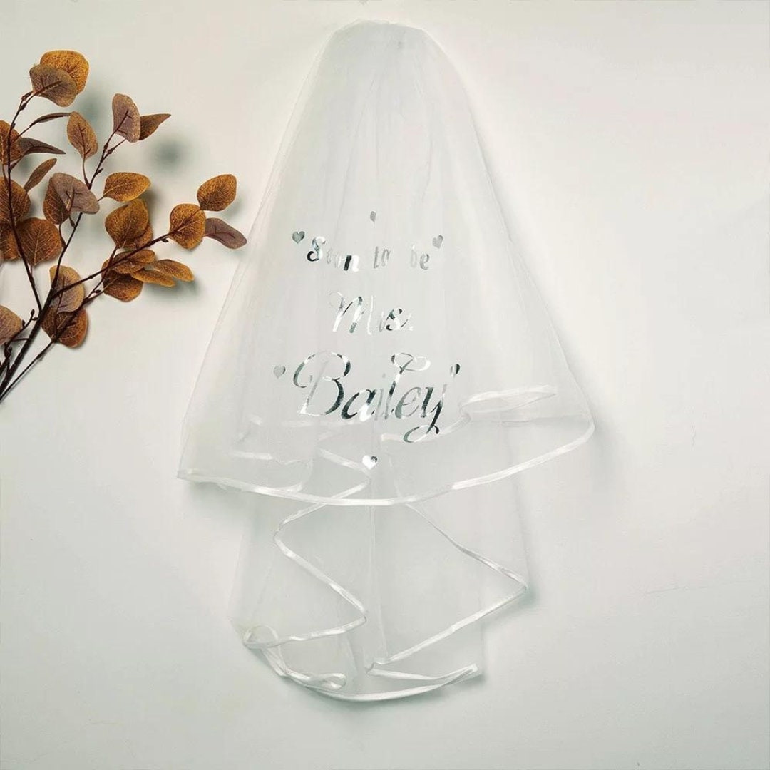 Personalized Hen Party Bride Veil