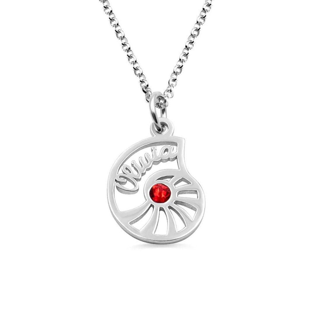 Personalized Name Conch Necklace & Bracelet
