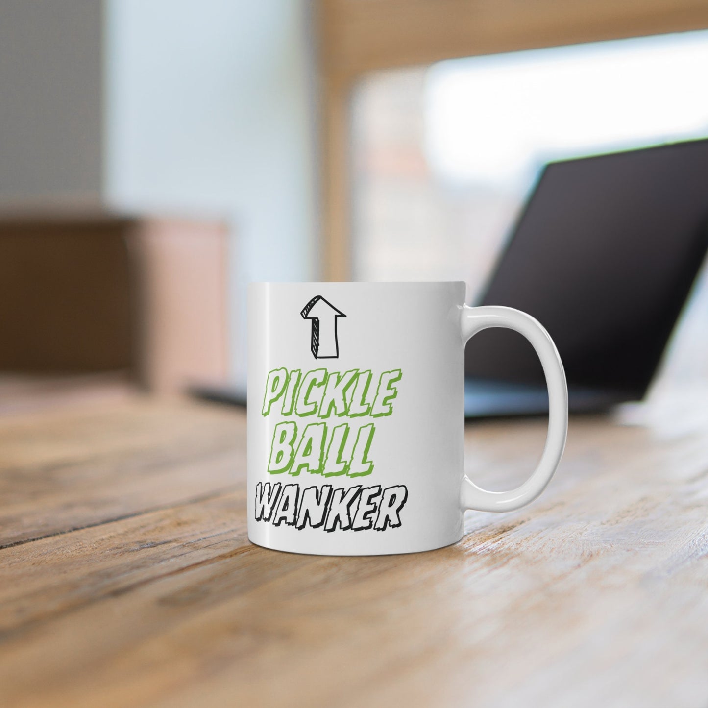 Pickleball Wanker Funny Mug