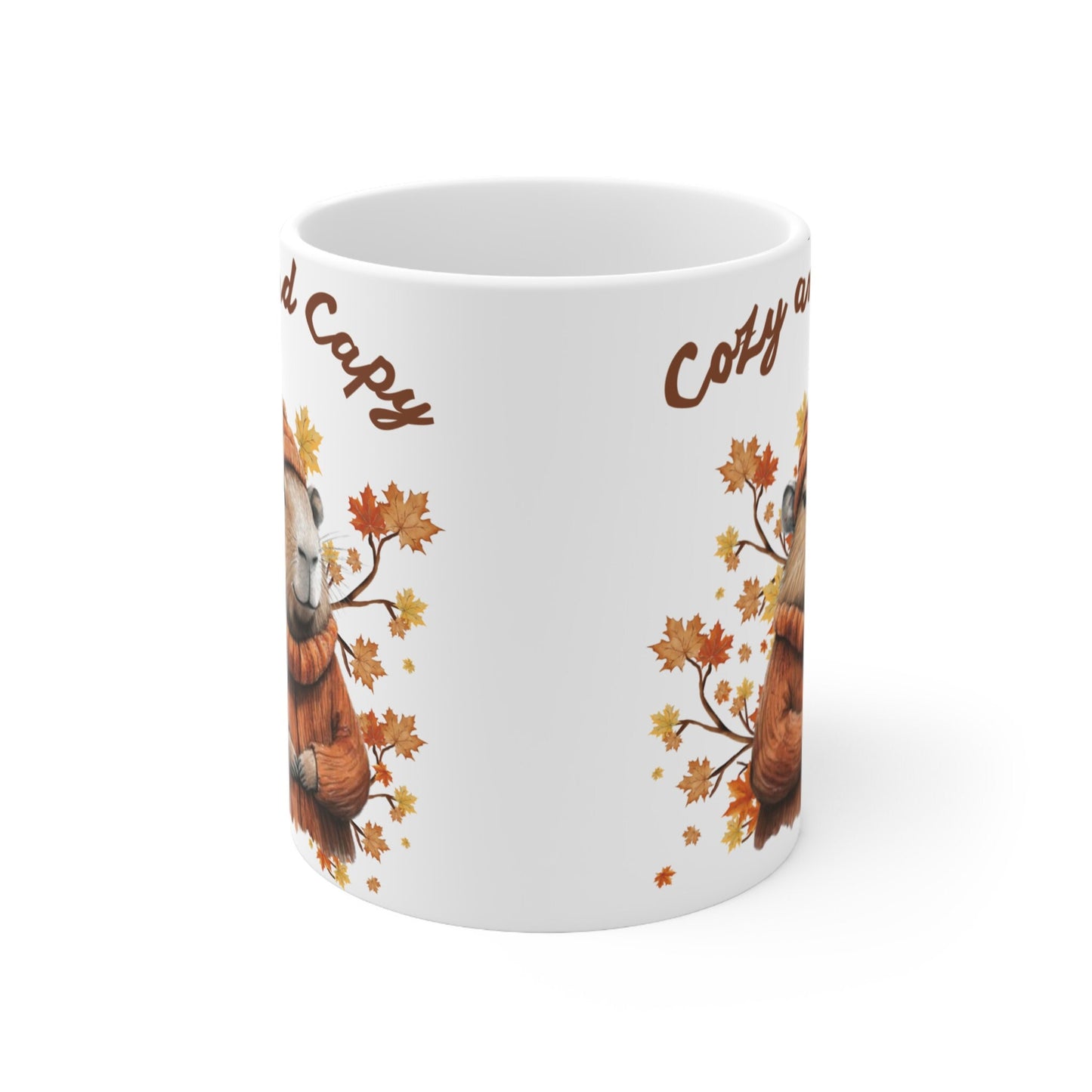 Adorable Capybara Cozy and Capy Mug