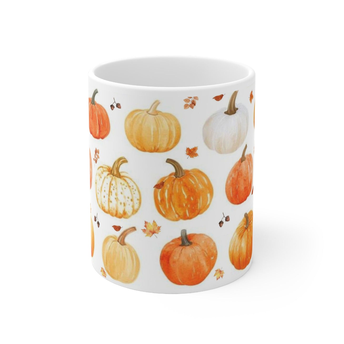 Pumpkin Cozy Print Watercolor Style Mug