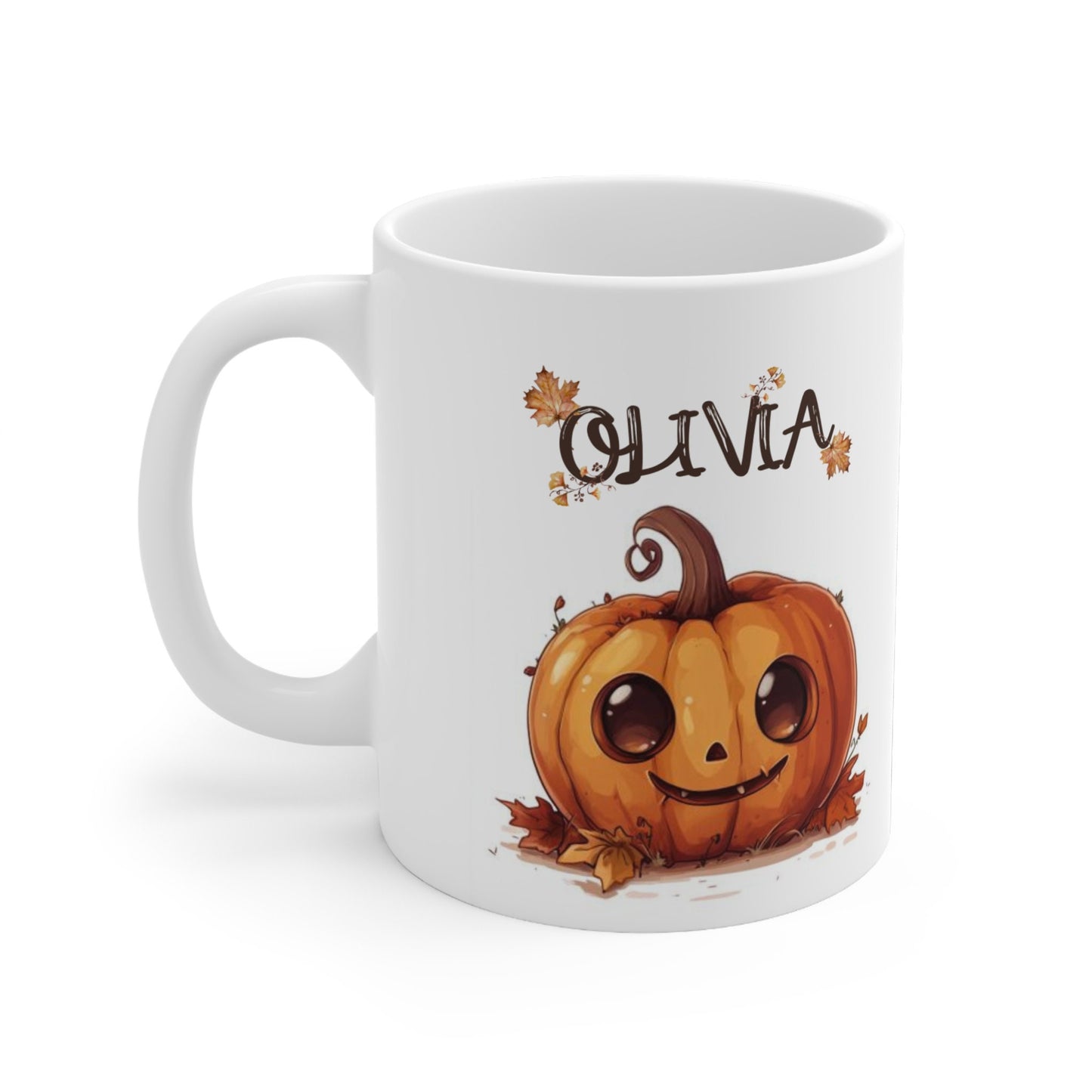 Personalized Cute Spooky Pumpkin Mug