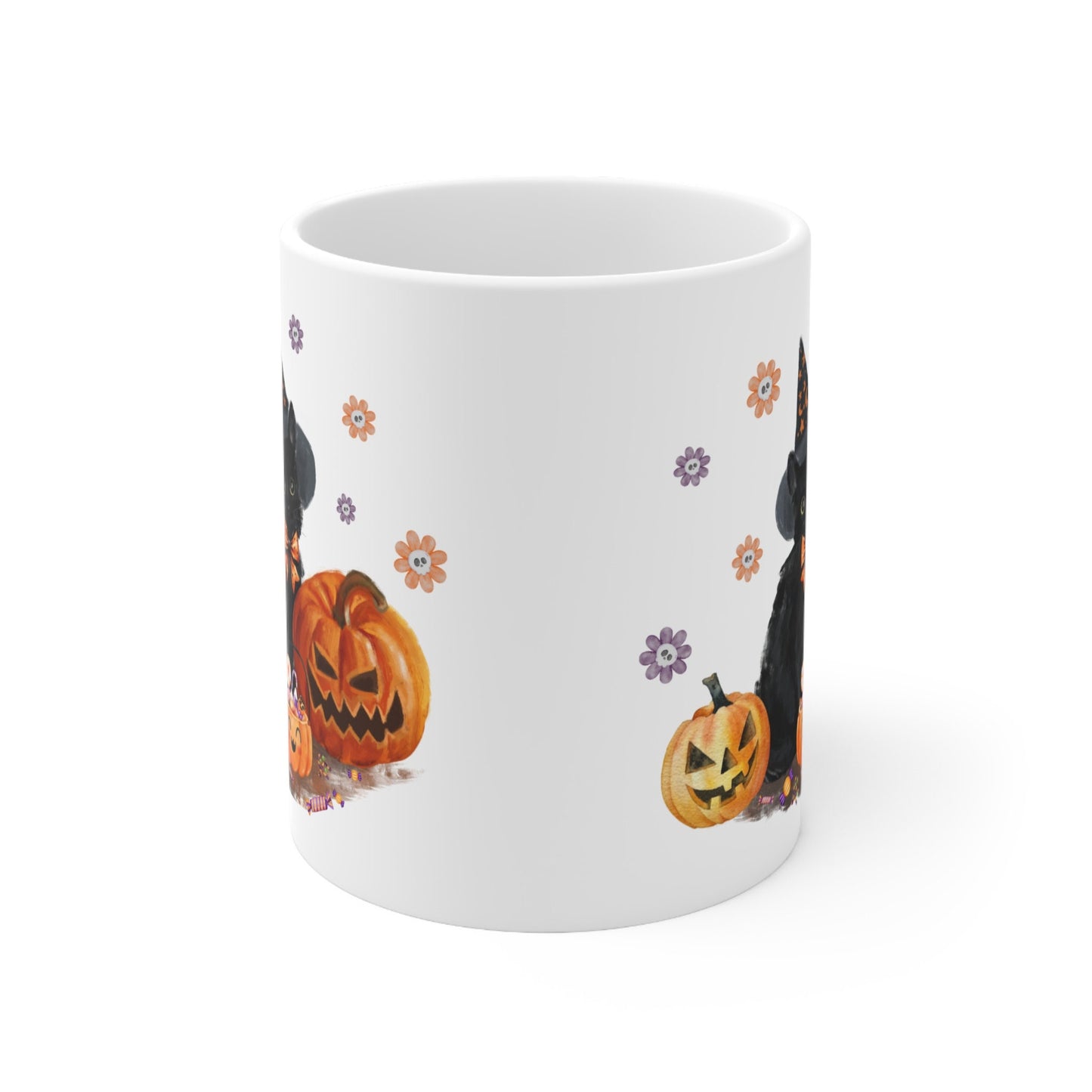 Halloween Black Cat Spooky Season Mug