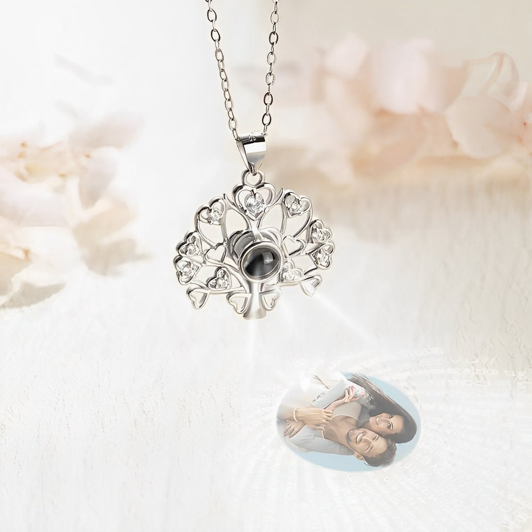 Custom Photo Projection Necklace