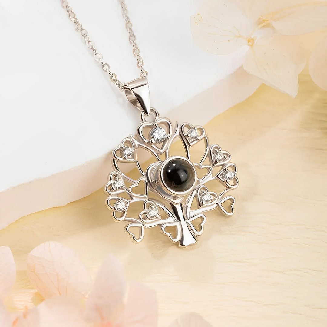 Custom Photo Projection Necklace