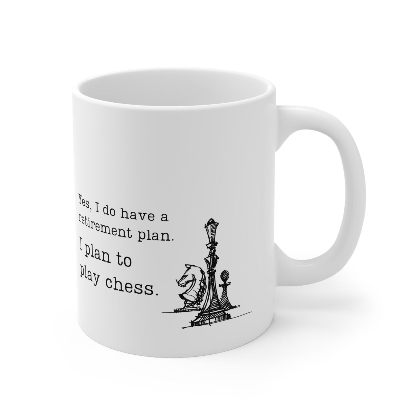 Chess Player Themed 11oz Ceramic Mug