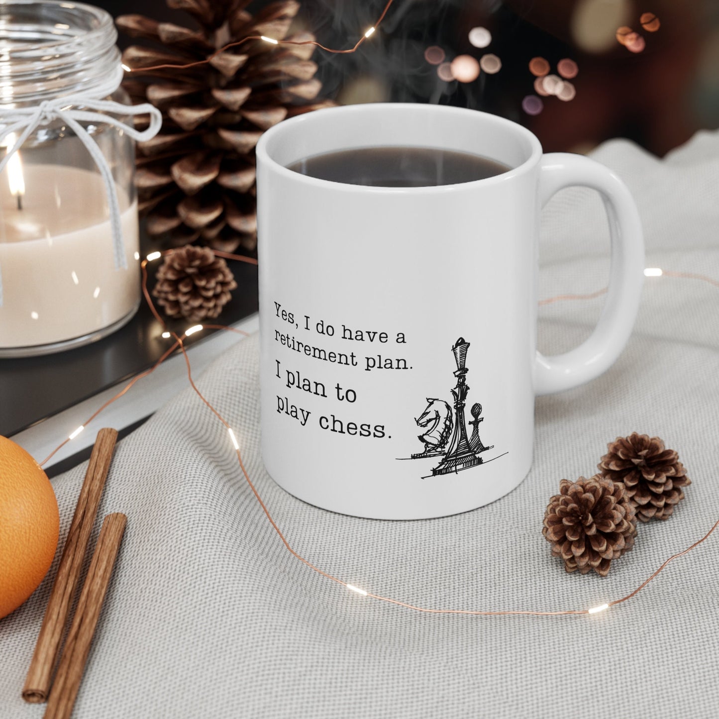 Chess Player Themed 11oz Ceramic Mug