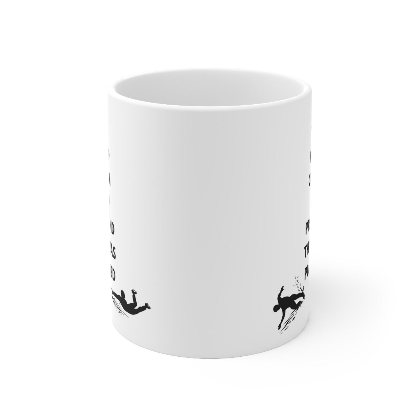 Keep Calm Ice Skating Themed 11oz Ceramic Mug