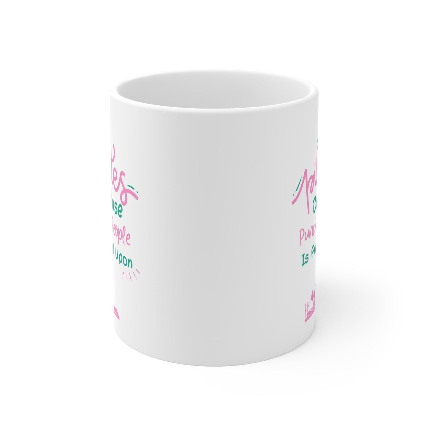 Pilates Themed 11oz Ceramic Mug