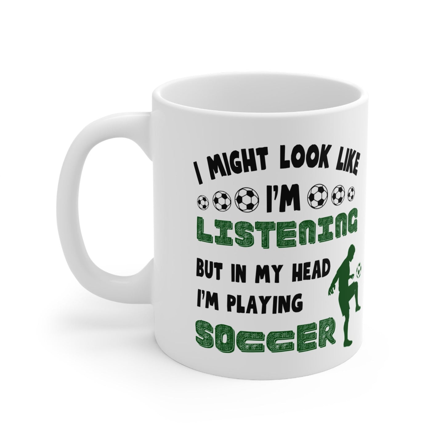 Funny Soccer Player Mug