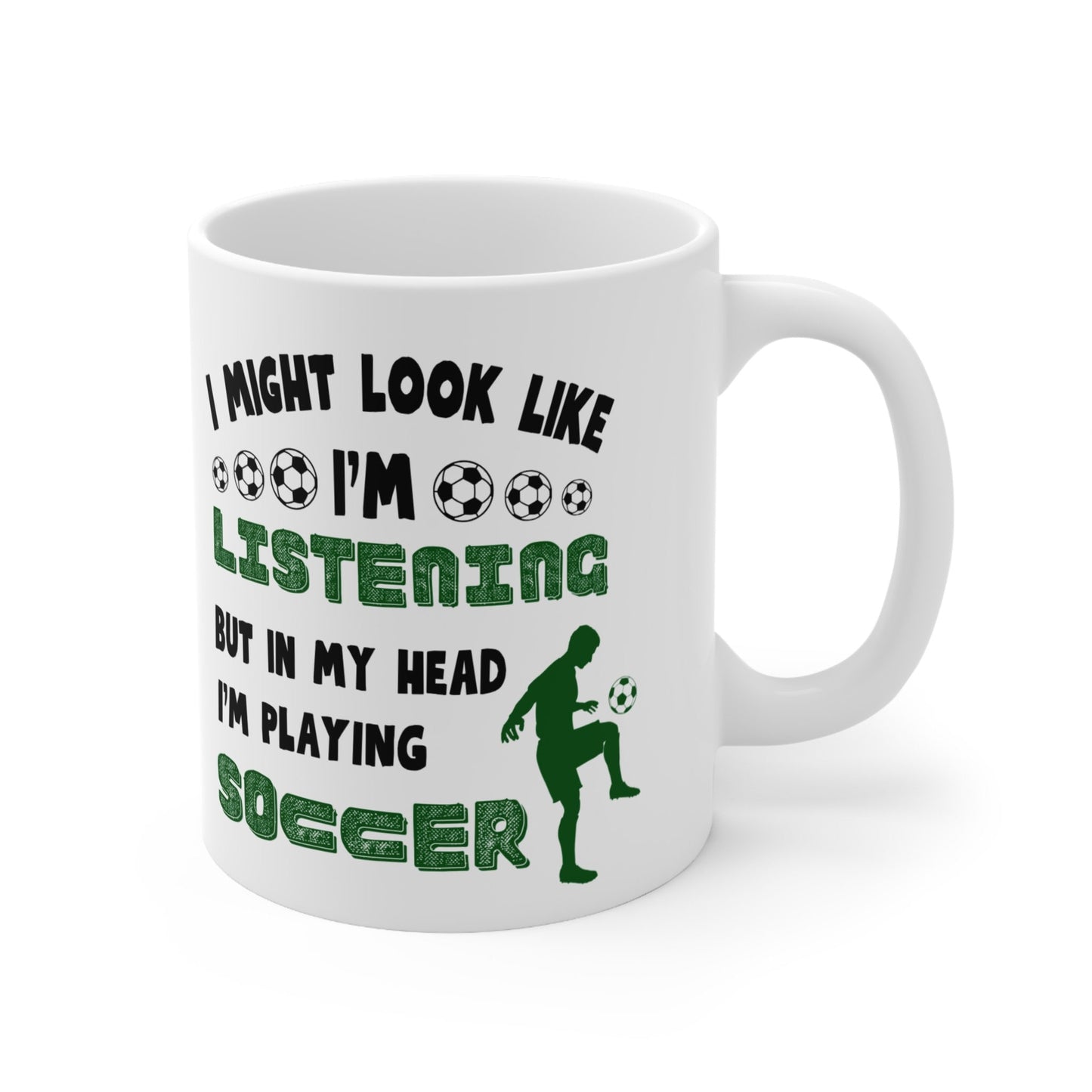 Funny Soccer Player Mug