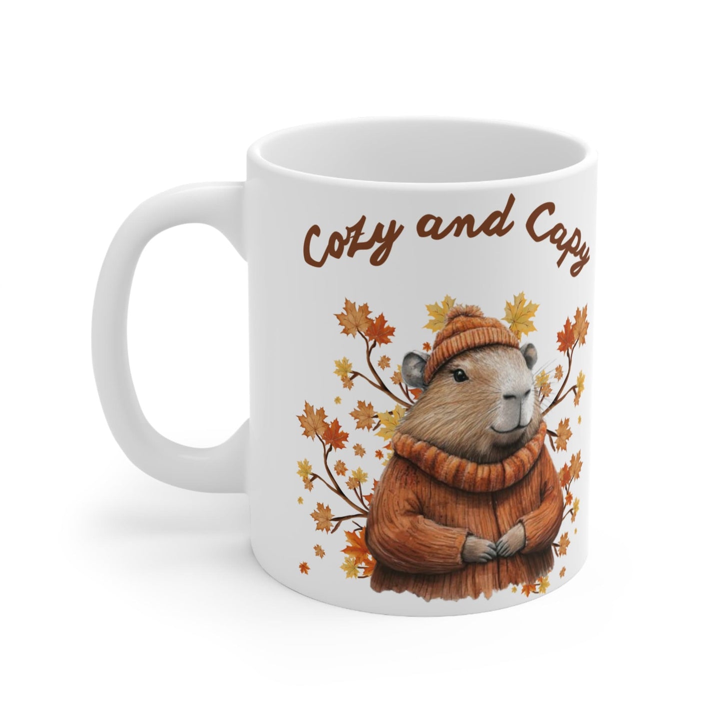 Adorable Capybara Cozy and Capy Mug